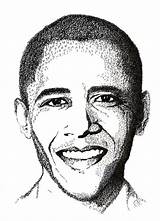 Barack sketch template