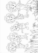 Fifi Coloring Pages Flowertots Cartoon Kids sketch template