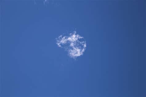single cloud blue skies project