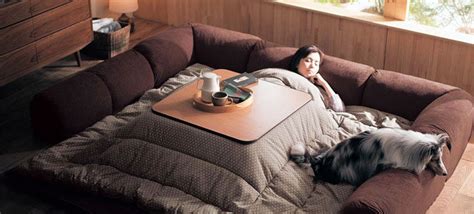 japanese couch bed kotatsu winter warmth