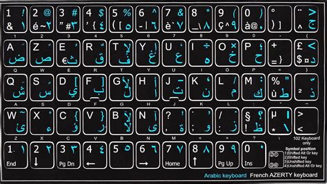 online welcome french azerty arabic keyboard label black buy online at