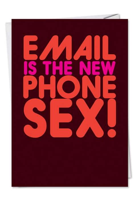 Email Phone Sex Funny Birthday Greeting Card