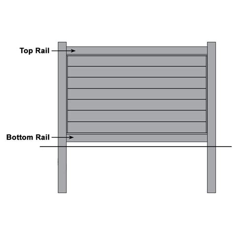 Bufftech Brookline Vinyl Fence Replacement Rails Hoover Fence Co