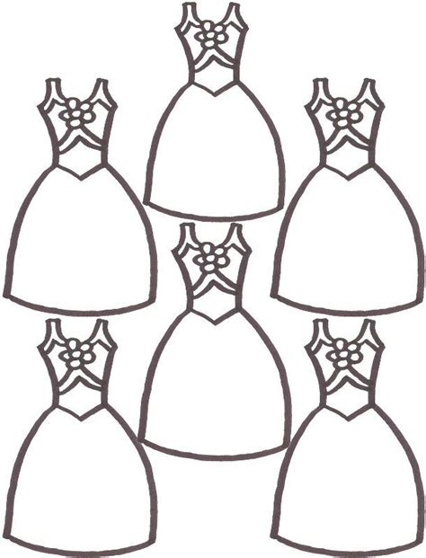 coloring pages dress coloring home