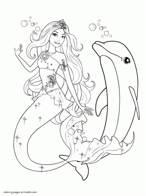 barbie   mermaid tale coloring pages coloring walls