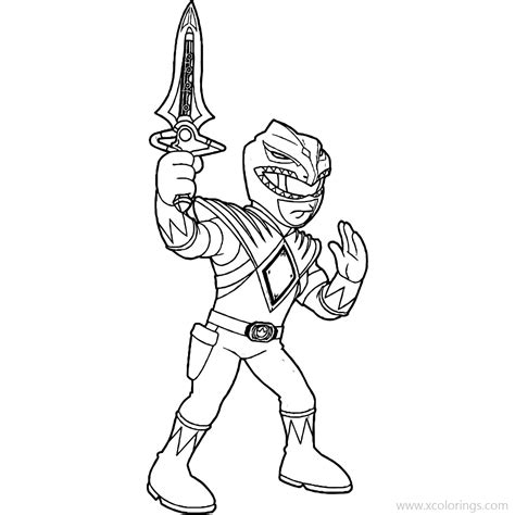 power rangers dino charge red ranger coloring pages xcoloringscom