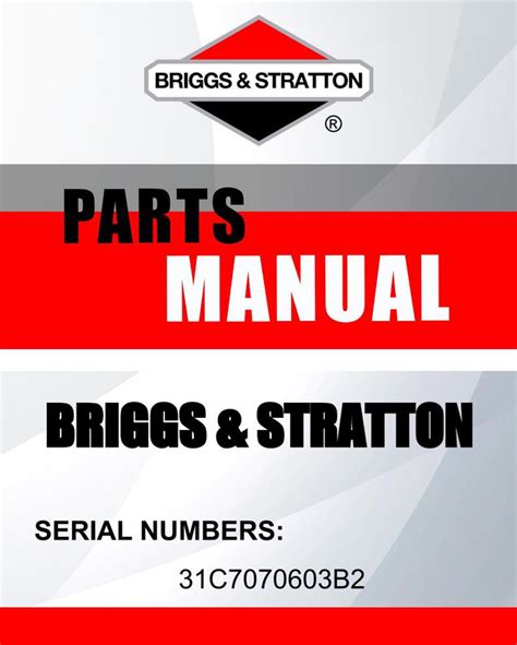 parts manual     briggslawnmowersparts
