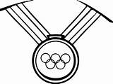 Medals Medal Olympic Track Field Drawing Coloring Gold Colouring Pages Color Decals 5bl Vinyl Getdrawings Decal Personalize Sports Line sketch template