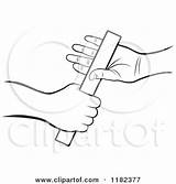Baton Relay Clipart Passing Race Hands Illustration Pass Vector Exchange Royalty Track Perera Lal Running Google Racing Round Icon Search sketch template