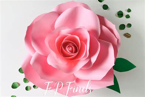 large paper rose template paper flowers svg rose template lupongovph