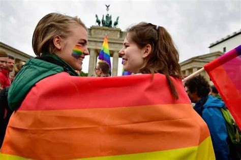 Germany Legalises Same Sex Marriage Despite Angela Merkels Objections