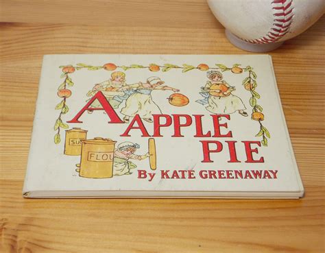 A Apple Pie By Kate Greenaway An Old Fashioned Alphabet Book Etsy