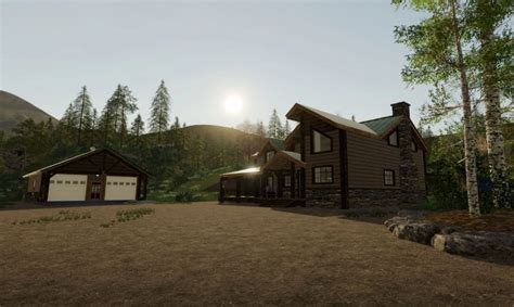 fs emr ranch house  garage  farming simulator  mod