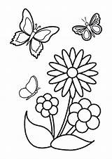 Butterflies Clipartmag Tulip sketch template