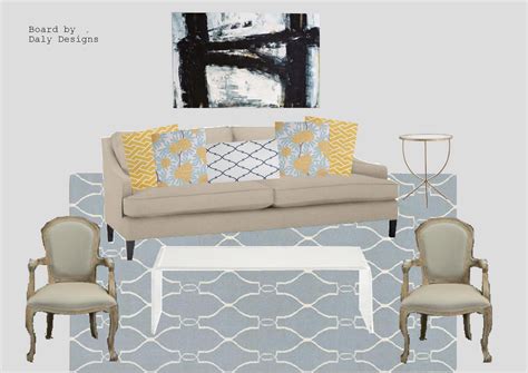 daly designs living room design board