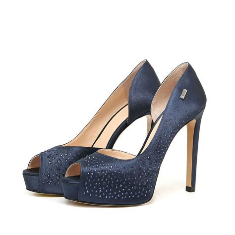 diamond studded peep toe heels women dress shoes yb pump