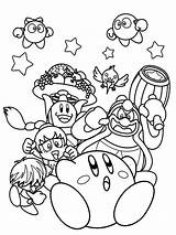 Kirby Dedede Getcolorings Xcolorings sketch template