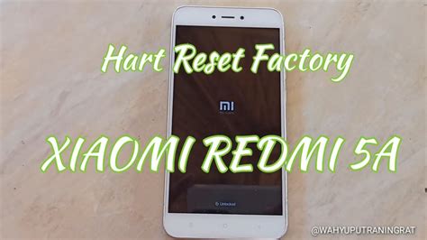 hard reset factory hp xiaomi redmi  youtube