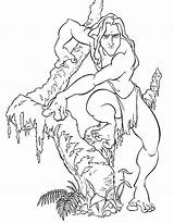 Tarzan Coloring Pages Coloringpages1001 sketch template