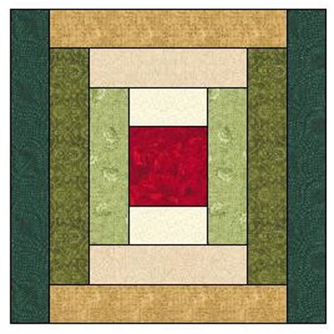 courthouse steps quilt block pattern instant  etsy
