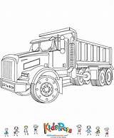 Kidspressmagazine Tonka Peterbilt Camion Kleurplaat Digi Optimus Freightliner sketch template