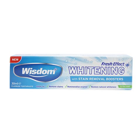 Wisdom Fresh Effect Whitening Toothpaste Jollys Pharmacy