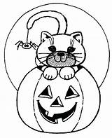 Coloring Cat Halloween Pages Face Scary Pete Spooky Drawing Printable Color Print Getdrawings Getcolorings Popular sketch template