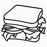 Sandwich Ham Amp Clipartmag Baguette Sub Junk Chicken sketch template