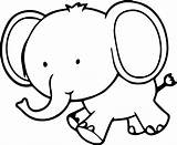 Elephant Coloring Pages Cute Baby Kids Cartoon Drawing Small Color Printable Colouring Animals Getcolorings Clipartmag Getdrawings Activityshelter Elegant Print Col sketch template
