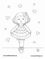 Kewpie Dolly Dingle Likes sketch template