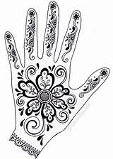 Henna Hand Designs Mehndi Patterns Tattoo Hands Lesson Simple Drawing Paper Tattoos Indian Draw Easy Drawings Make Cool Getdrawings Self sketch template