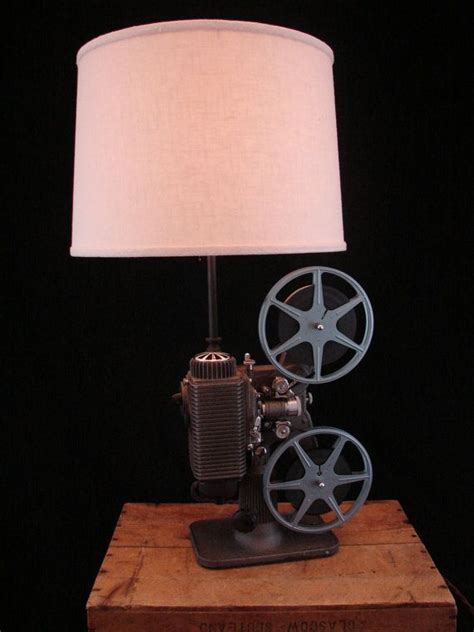 Upcycled Vintage Revere 8mm Projector Lamp 295 00 Via Etsy Cabin