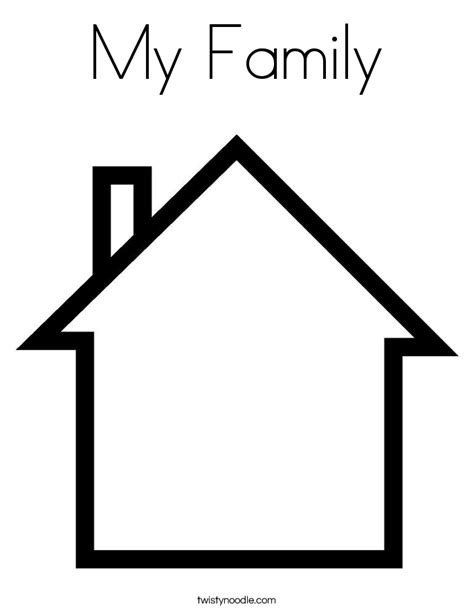 preschool family coloring pages clip art library