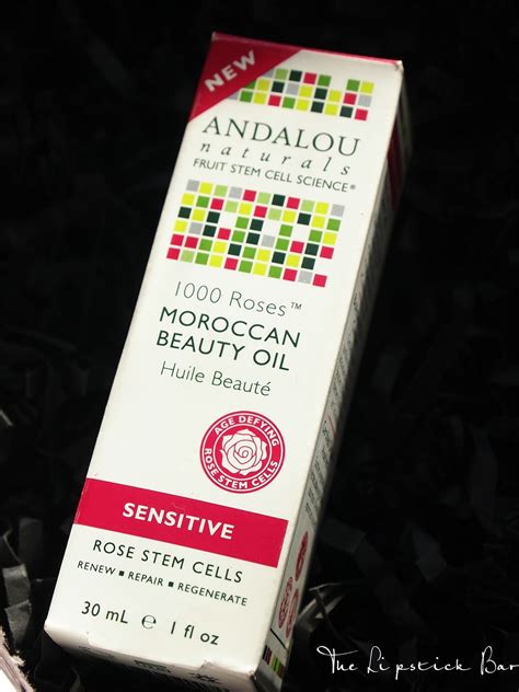 andalou naturals 1000 roses moroccan beauty oil the lipstick bar