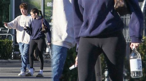 Madison Beer – Sexy Big Cameltoe In Leggings Out In Los Angeles Hot