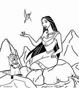 Pocahontas Ausmalbilder Princess Cool2bkids Prinzessin Blank Pattern Malvorlagen sketch template