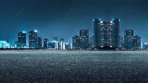 open ground night view buildings  high rise buildings background
