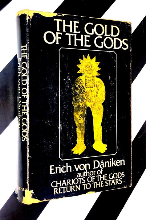 gold   gods  erich von daniken  hardcover etsy
