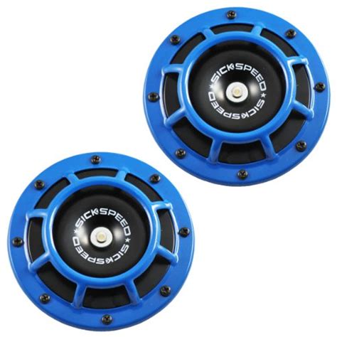 pc blue super loud compact electric blast tone horn  cartrucksuv  p  lotus elise