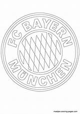 Bayern Logo Munich Coloring Fc Pages Soccer Munchen München Club Window Maatjes Fußball Browser Print Drawings 91kb sketch template