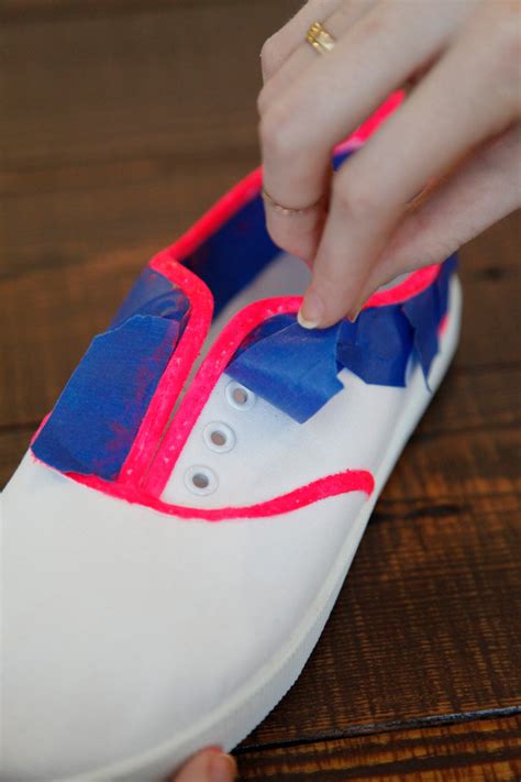 Diy Sneakers — How To Paint Canvas Shoes