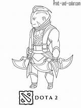 Dota Coloring Pages раскраски Print Color бесплатные искусство распечатки Printable Many Quality There Kids High Click sketch template