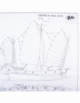 Junk Chinese Pirate Plan Plans Construction Models sketch template