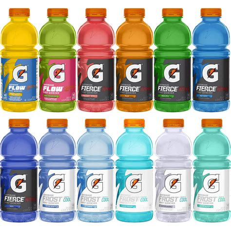 gatorade thirst quencher sports drink variety pack  oz bottles  count sampler walmart