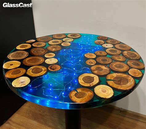 wood  resin furniture glasscast