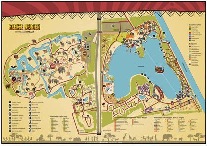 beekse bergen vakantiepark plattegrond alle attracties staan garant voor een dag vol