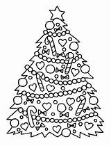 Christmas Coloring Pages Tree Lights Printable Cute Print Year Olds Size Line Color Trees Drawing Drawings Getdrawings Getcolorings Gorgeous Colorings sketch template