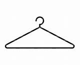 Hanger Clothes Decal sketch template