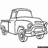 C10 Chevy Drawing Truck Coloring Pickup Getdrawings sketch template