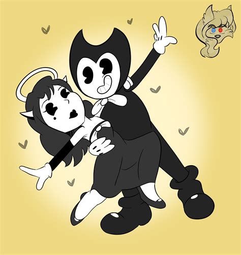bendy x alice bendy and the ink machine by d eeva on